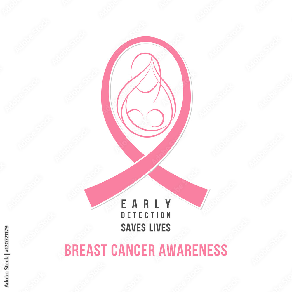 Obraz premium pink ribbon