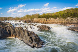 Rapids in the Potomac River at Great Falls Park, Virginia.