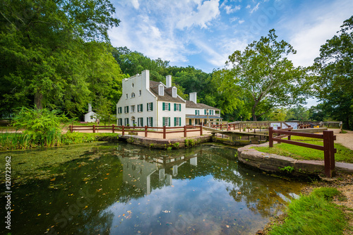 The C & O Canal, and Great Falls Tavern Visitor Center, at Chesa