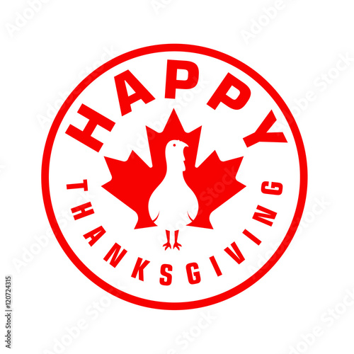 Happy thanksgiving day vector icon for web and print