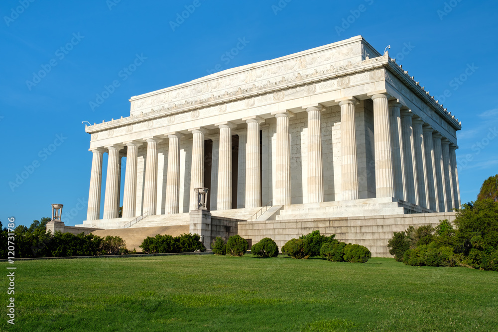 Obraz premium The Lincoln Memorial in Washington DC