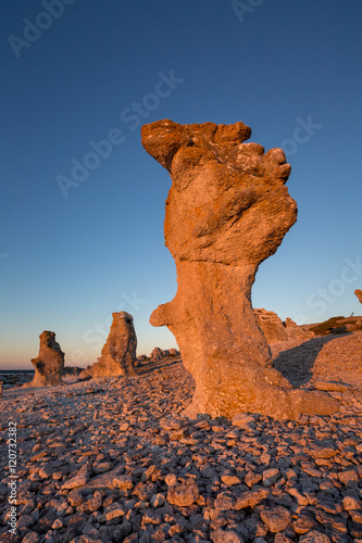 Raukar on Gotland, Sweden.