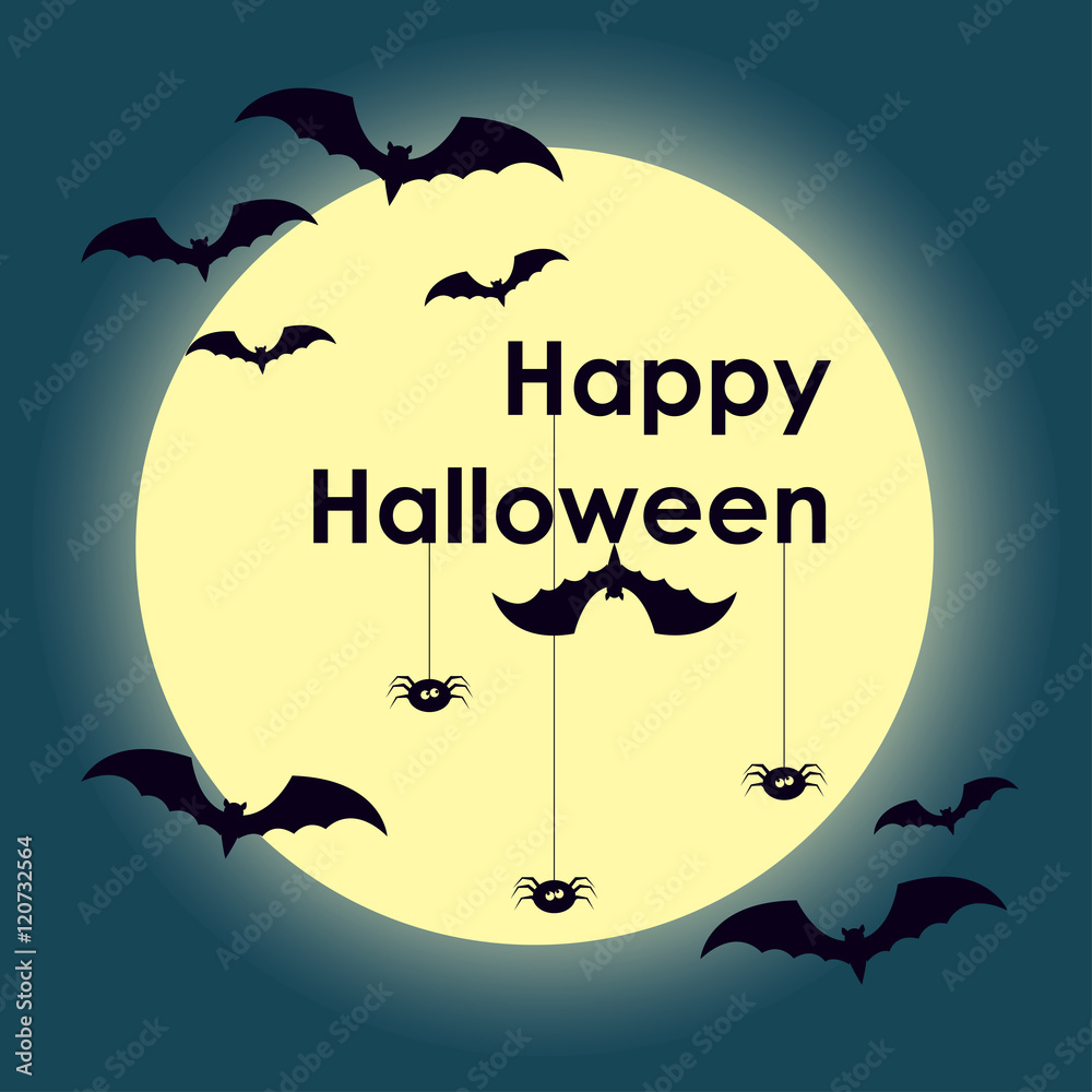 halloween party card background