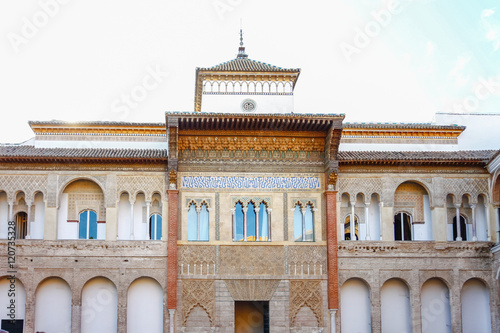 Obraz na płótnie Alcazar of Seville in Seville, Andalusia, Spain w salonie
