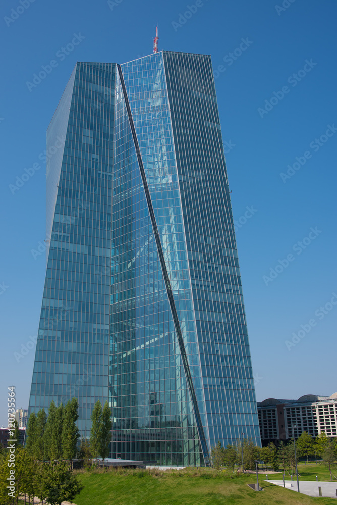 Sitz der Europäischen Zentralbank in Frankfurt am Main