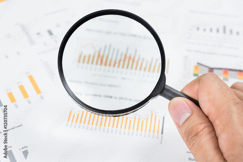Analysing financial data with a magnifying glass
