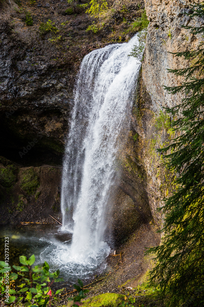 Obraz premium Moul Falls, Wells Gray Provinicial Park, BC, Canada