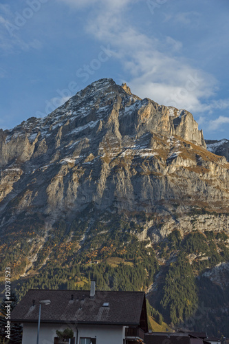 Village of Grindelwald Alps near town of Interlaken, Switzerland