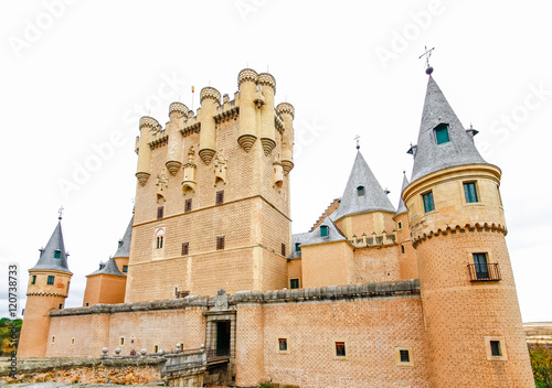 SEGOVIA, SPAIN - OCTOBER 14,2012 : Alcazar of Segovia, Spain