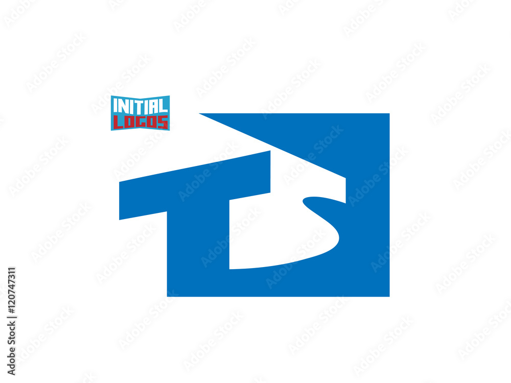 TS Initial Logo for your startup venture TS Initial Logo for your startup venture
