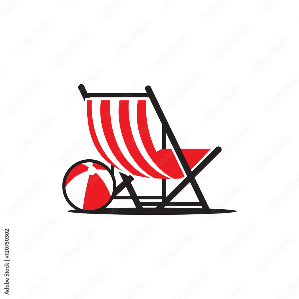 Beach Chair Vector