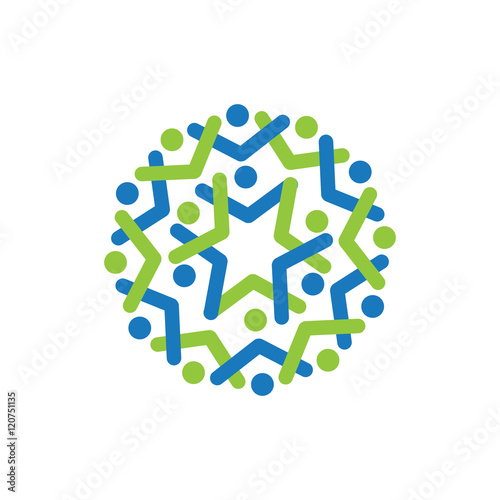 Wallpaper Mural Dandelion People Logo Vector Icon Torontodigital.ca