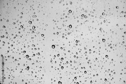 Rain and Grey water drop background