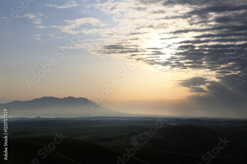 大観峰からの阿蘇の朝  © sakura