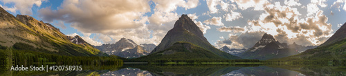Swiftcurrent Lake and Reflection photo