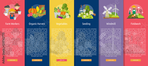 Farm and Ranch Vertical Banner Concept