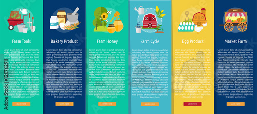Farm and Ranch Vertical Banner Concept