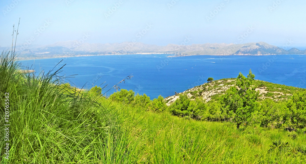 Bay of pollenca, Formentor peninsula - north coast of Majorca