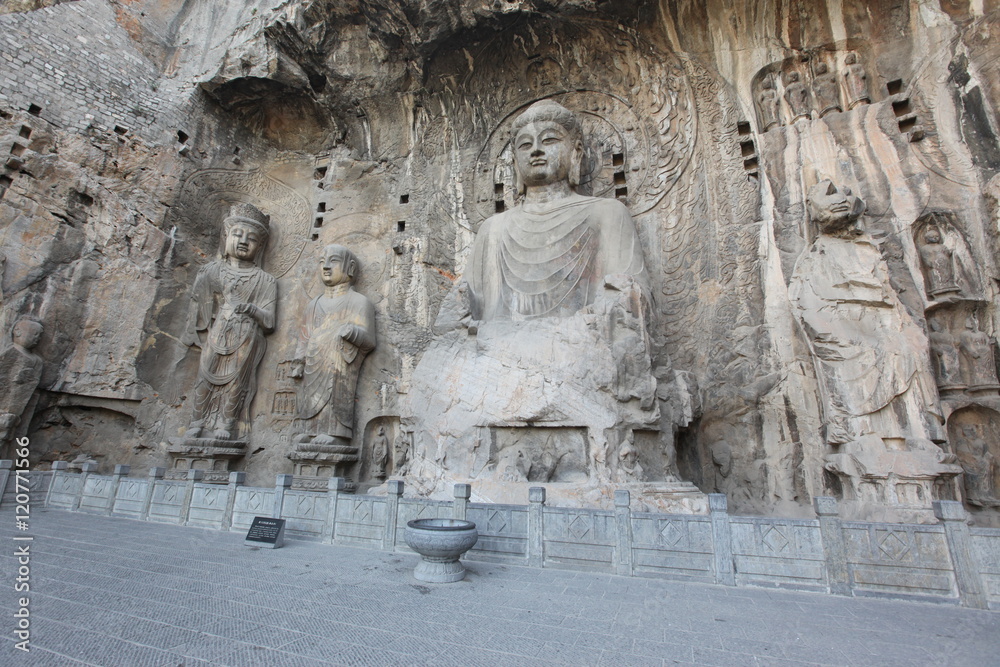 Luoyang The Buddha of Longmen Grottoes in China Luoyang The Buddha of Longmen Grottoes in China
