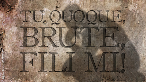 Фотография Tu quoque, Brute, fili mi