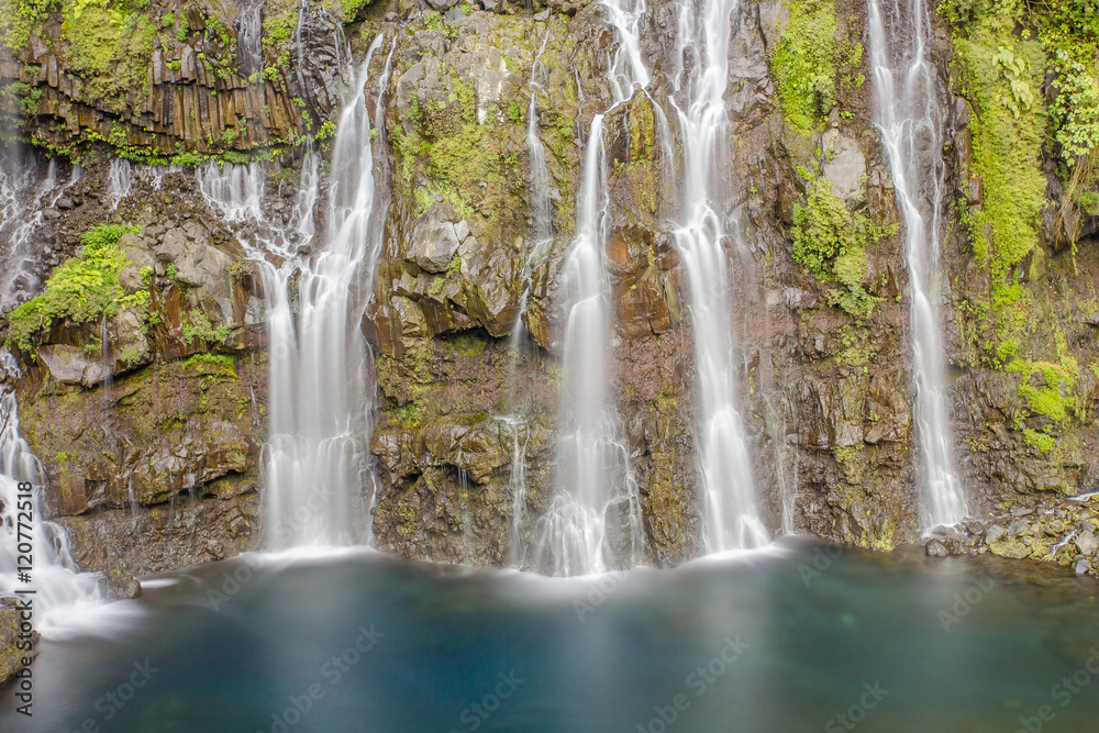 cascade de Grand Galet, rivière Langevin, île de la Réunion 