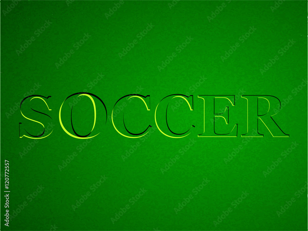Illustration of soccer game background 