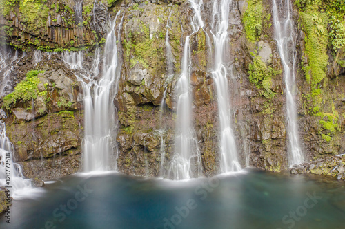 Fototapeta Naklejka Na Ścianę i Meble -  cascade de Grand Galet, rivière Langevin, île de la Réunion 