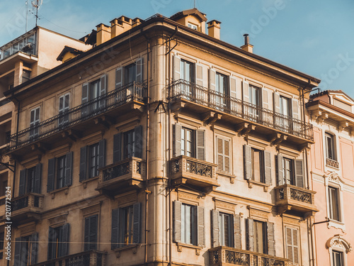 typical building at milan