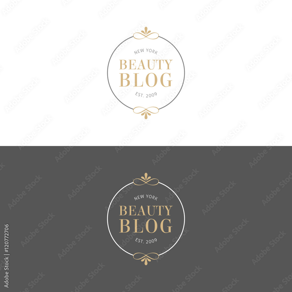 Obraz premium Elegenat Beauty Blog Logo