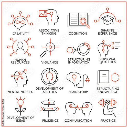 Human resource management icons - part 1