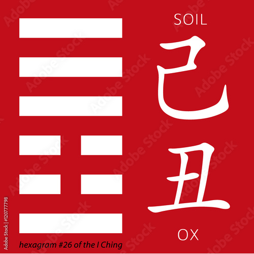 Symbol of i ching hexagram