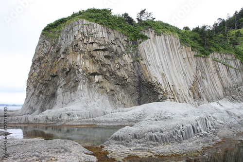 Kunasir Kurils islands Rocks Russia photo