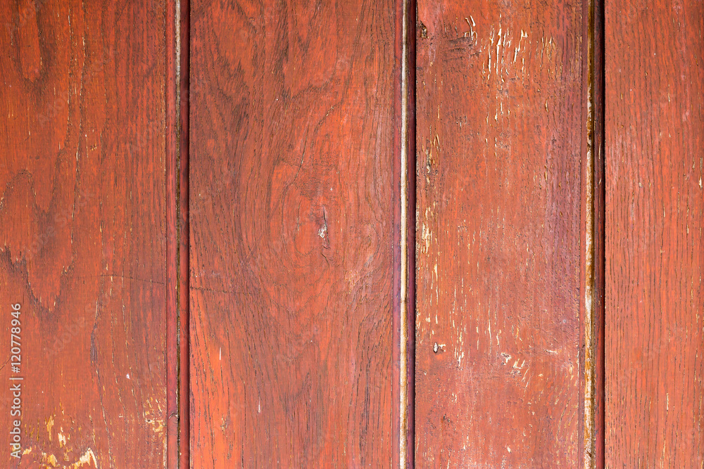 Naklejka premium Old painted wood wall - texture or background
