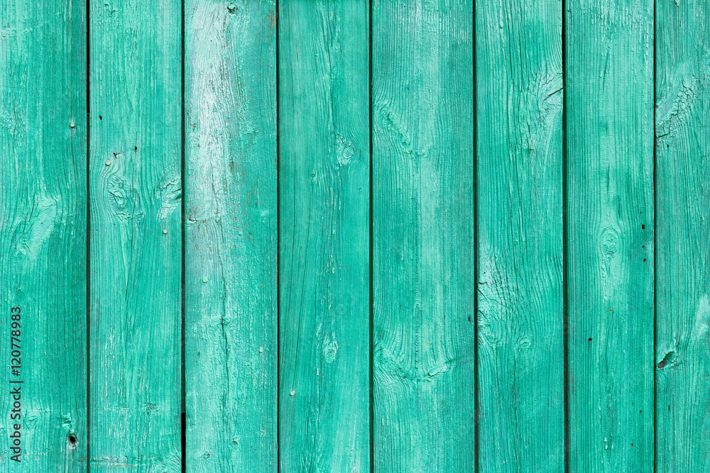 The old green wood texture with natural patterns The old green wood texture with natural patterns