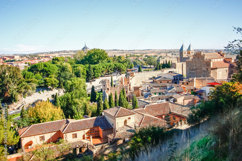 Ancient city Toledo in Castilla la Mancha, Spain