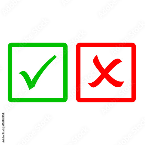 Obraz na płótnie check mark icon w salonie
