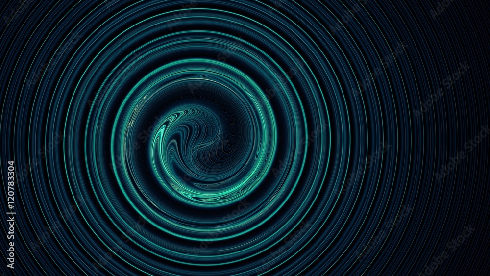 Dunkler Hintergrund mit Strudel - petrol blau Dunkler Hintergrund mit Strudel - petrol blau
