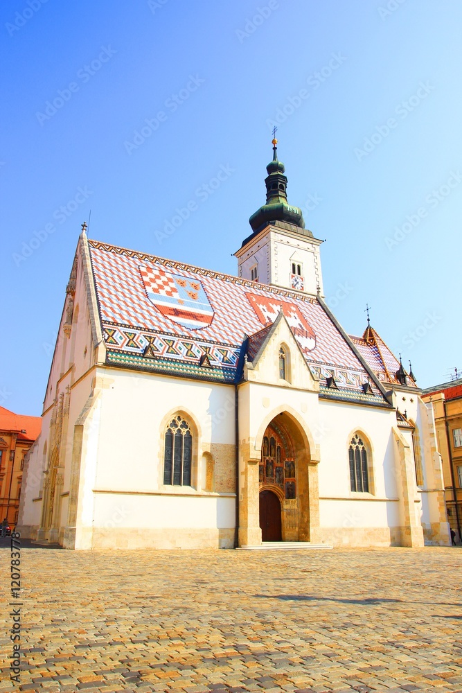 St. Mark church in Zagreb, Croatia