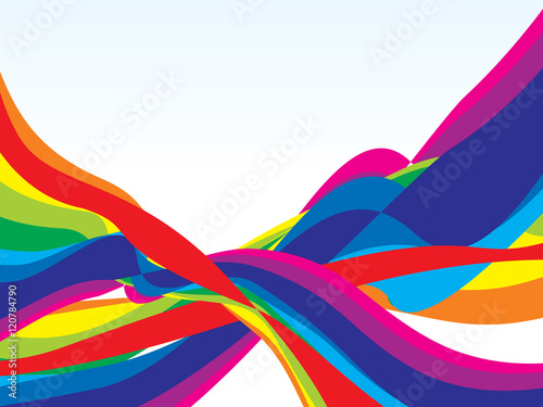 abstract artistic rainbow background