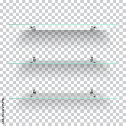 Glass shelves