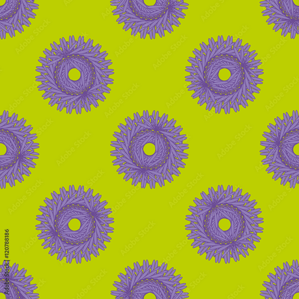 Purple flovers abstract seamless pattern Purple flovers abstract seamless pattern