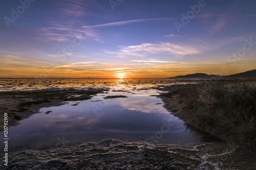 Sunset in Tarifa, Spain.