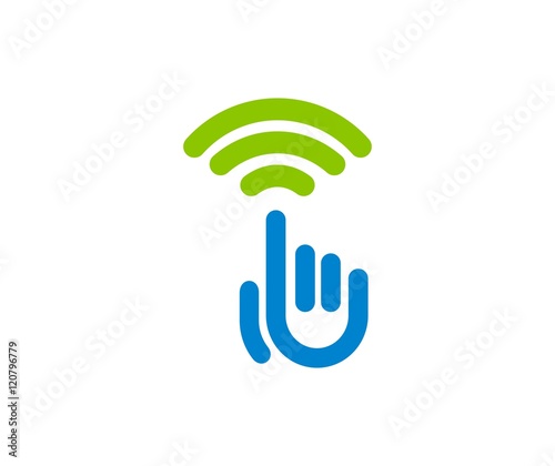 Hand signal logo