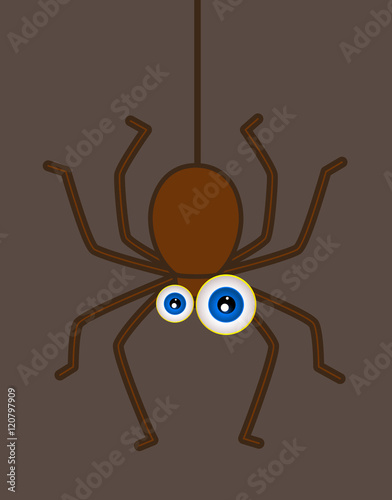 Funny Hanging Spider