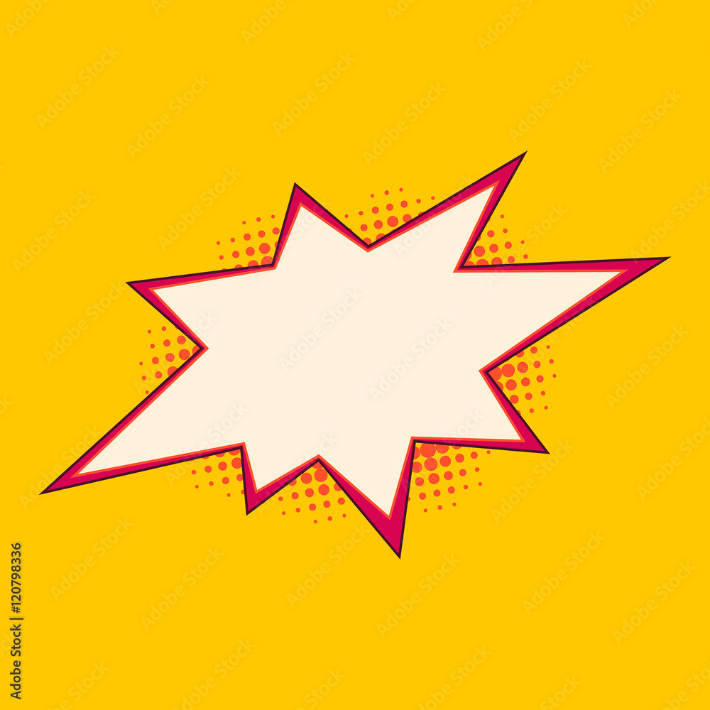 Bang speech bubble comic sign Bang speech bubble comic sign