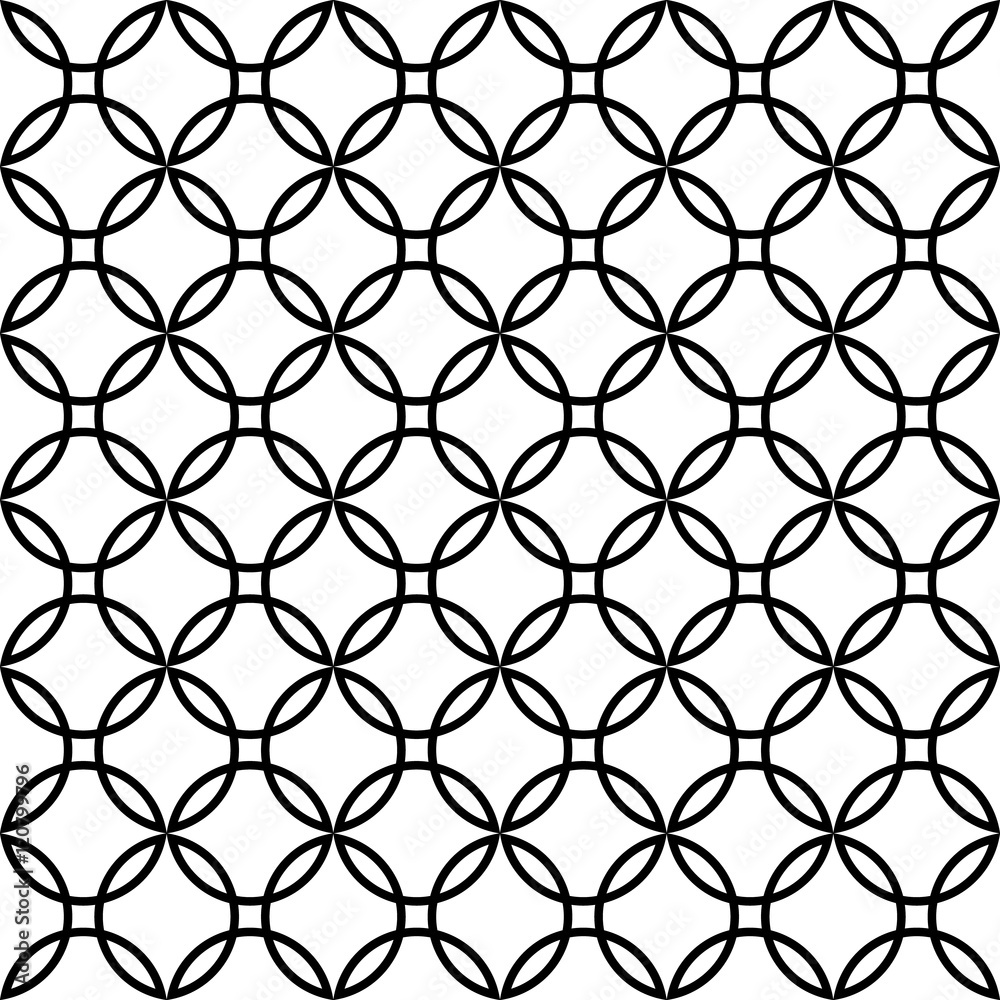Abstract seamless colorful pattern. Modern background in black and white style. Repeating geometric tiles with ellipse elements.
Abstract seamless colorful pattern. Modern background in black and white style. Repeating geometric tiles with ellipse elements.