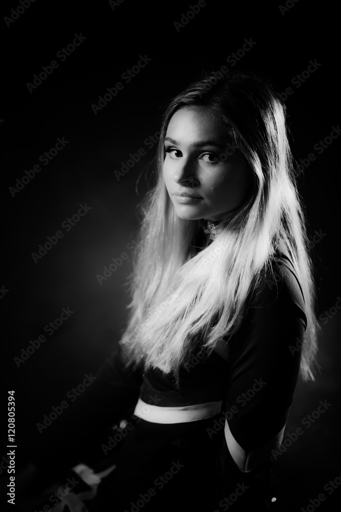 High school senior poses for portraits High school senior poses for portraits
