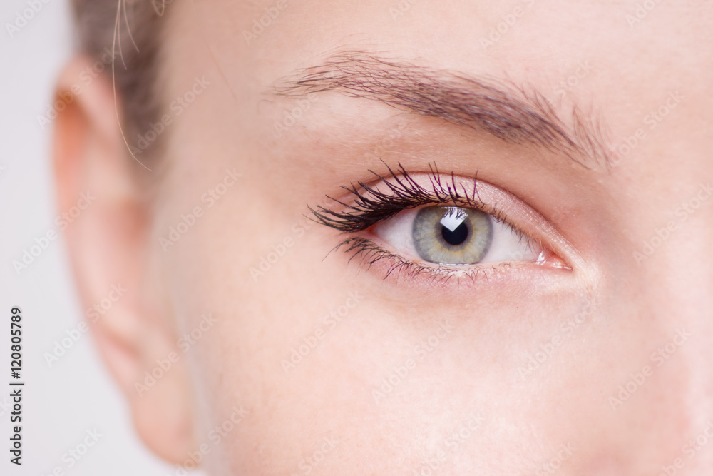 Fototapeta premium Macro image of woman's eye.