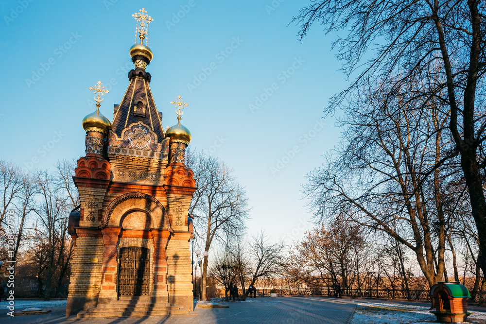 Chapel-tomb of Paskevich, 1870-1889 years, in city park in Gomel Chapel-tomb of Paskevich, 1870-1889 years, in city park in Gomel