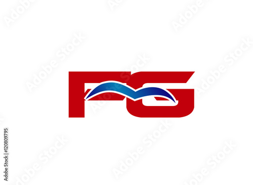 FG letter logo  